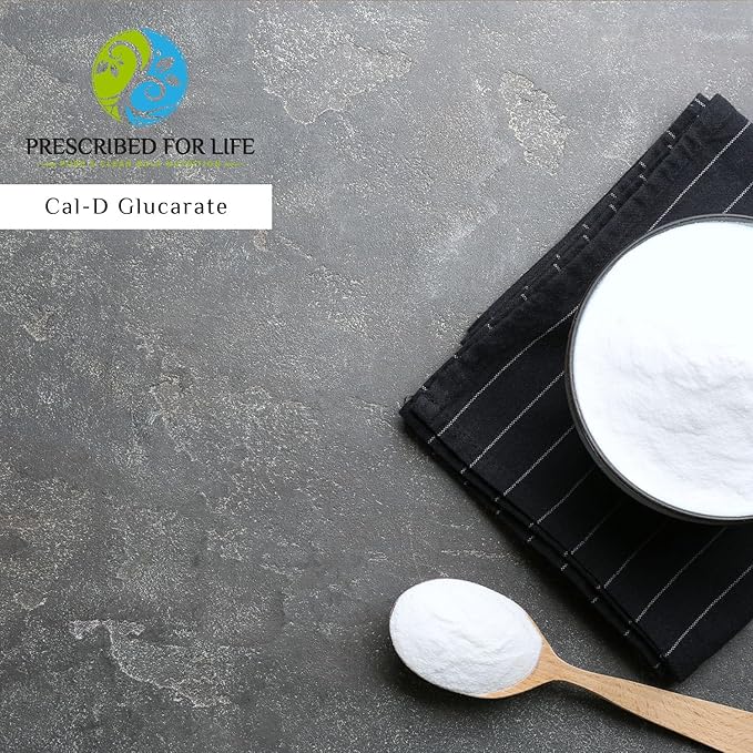 Prescribed for Life Calcium D Glucarate Powder, Pure CDG Fine Powder, USP Grade, Vegan, Gluten Free, Non GMO (10kg / 22lb)