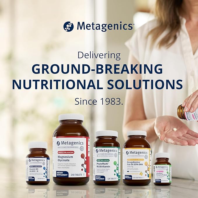 Metagenics Magnesium Glycinate - Highly Absorbable - Support for Sleep, Stress Relief, Muscle, Bone, Heart & Nerve Health - Gluten-Free - Non-GMO - Vegetarian - 240 Tablets