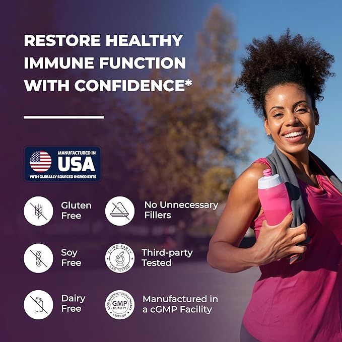 Elderberry Vitamin C and Zinc 120 Capsules (Pack of 2) | with Quercetin and Vitamin D3 | Immune Support for Adults | Herbal Supplement for Men and Women