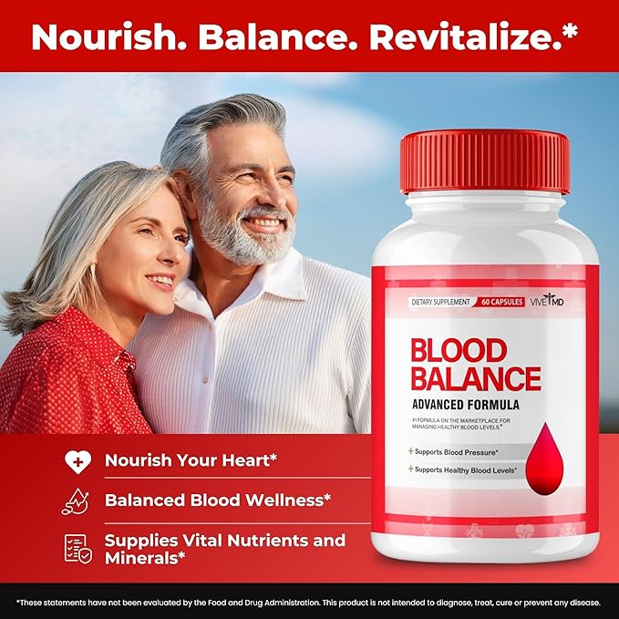 Blood Balance Supplement -Official Formula - Blood Balance Supplement, Extra Strength with Vitamin C, Turmeric Root Powder, Zinc Reviews (2 Pack)