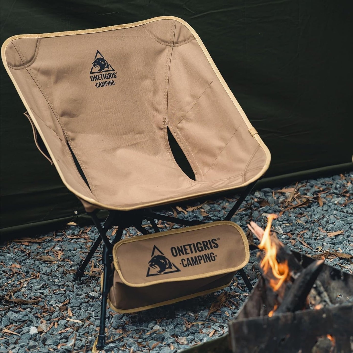 OneTigris Tigerblade Camping Chair, Lightweight Backpacking Portable Hiking Compact 330lbs Capacity