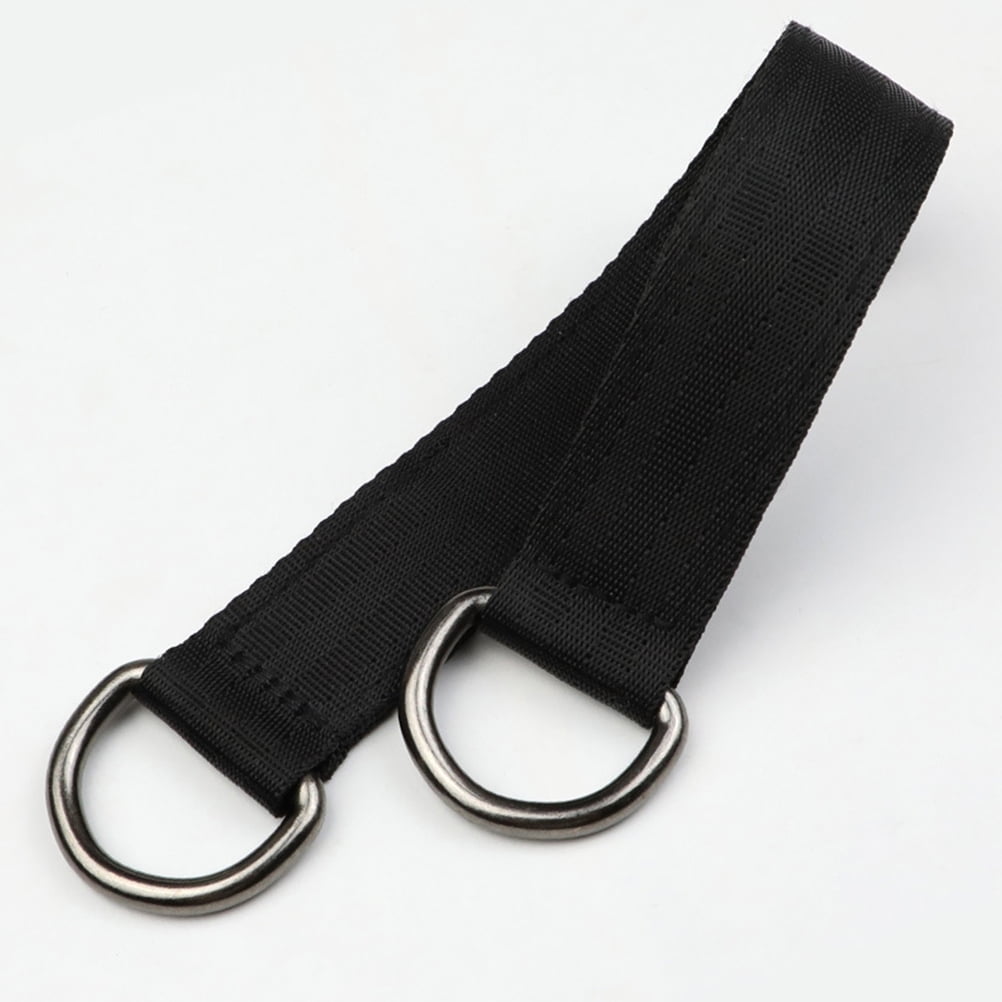 TINKSKY 6Pcs Tree Hanging Strap Black Outdoor Accessory for Camping