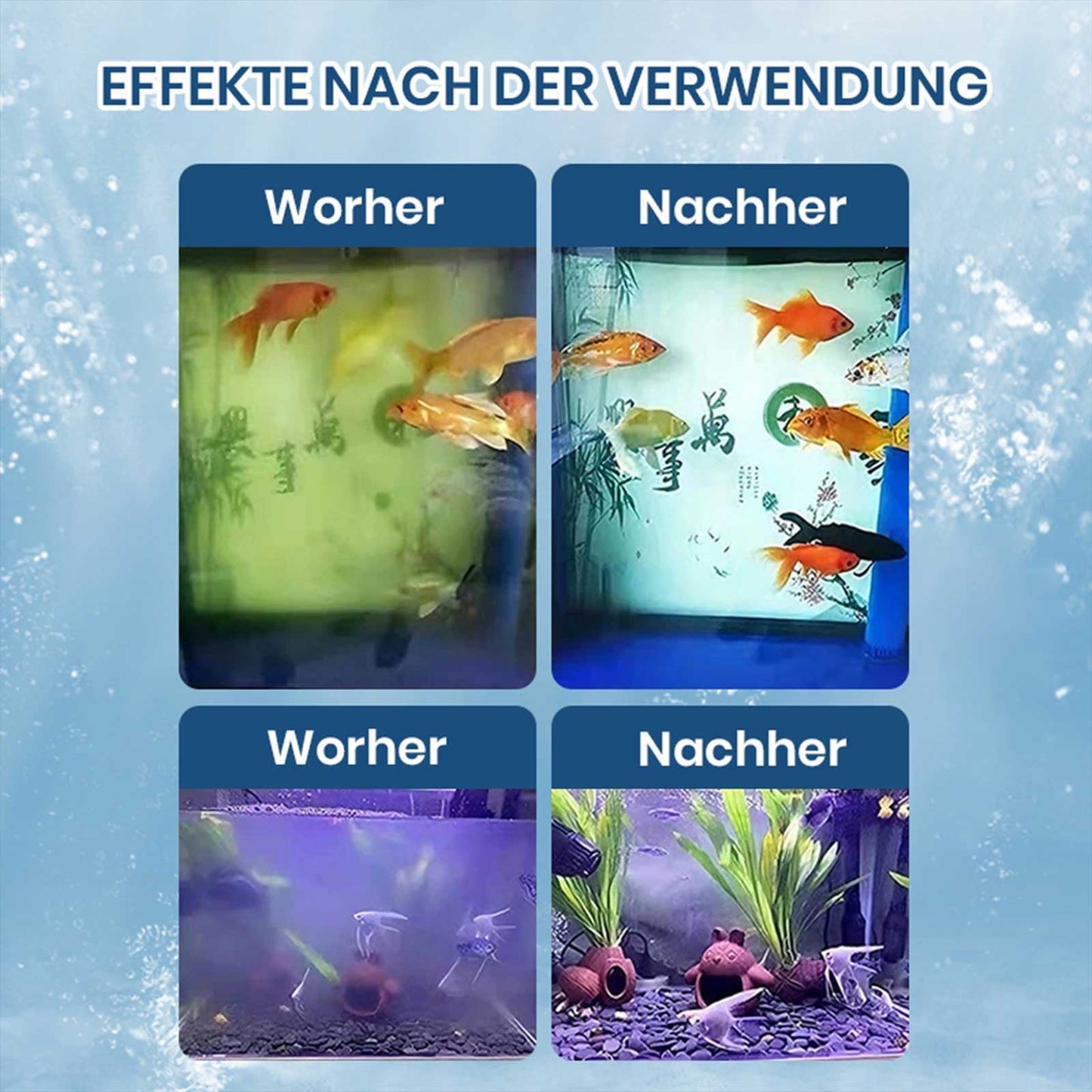 Kumdkd Aquarium Water Conditioner Tablets (3-Pack) - Fish Tank Water Purifier for Freshwater & Saltwater - Removes Chlorine, Heavy Metals & Cloudiness